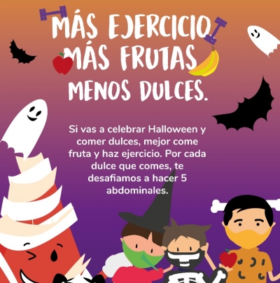 Mas ejercicios, mas frutas y menos dulces