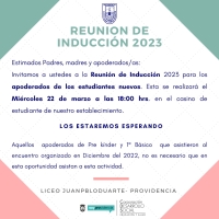 REUNION DE INDUCCIÓN 2023