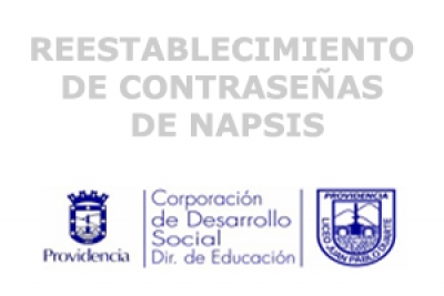 REESTABLECIMIENTO DE CONTRASEÑAS DE NAPSIS: PORTAL APODERADOS