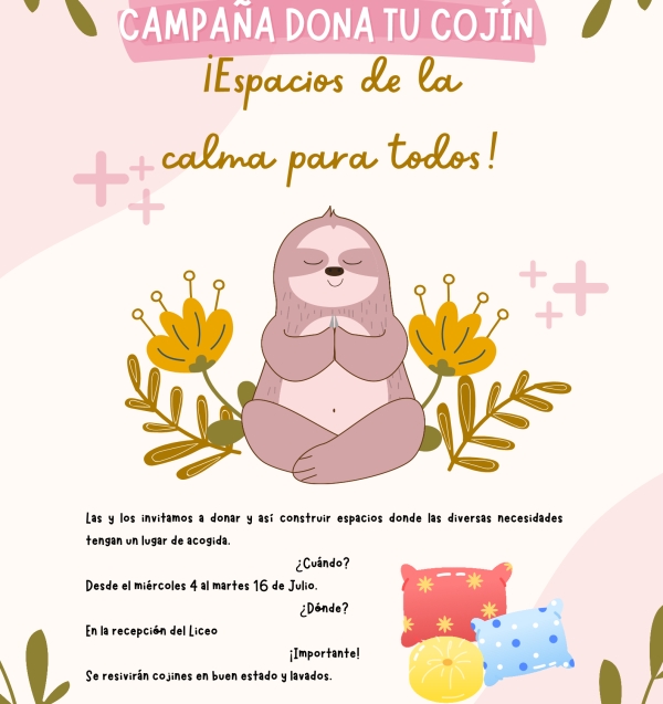 Campaña “Dona tu cojín”