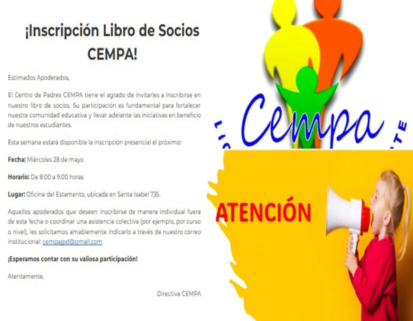Campaña de Inscripción cempa
