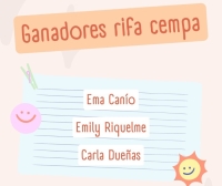 Ganadores rifa cempa